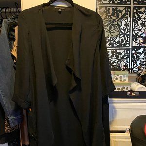 Haute Monde Black Cardigan w/ gold buttons (S)